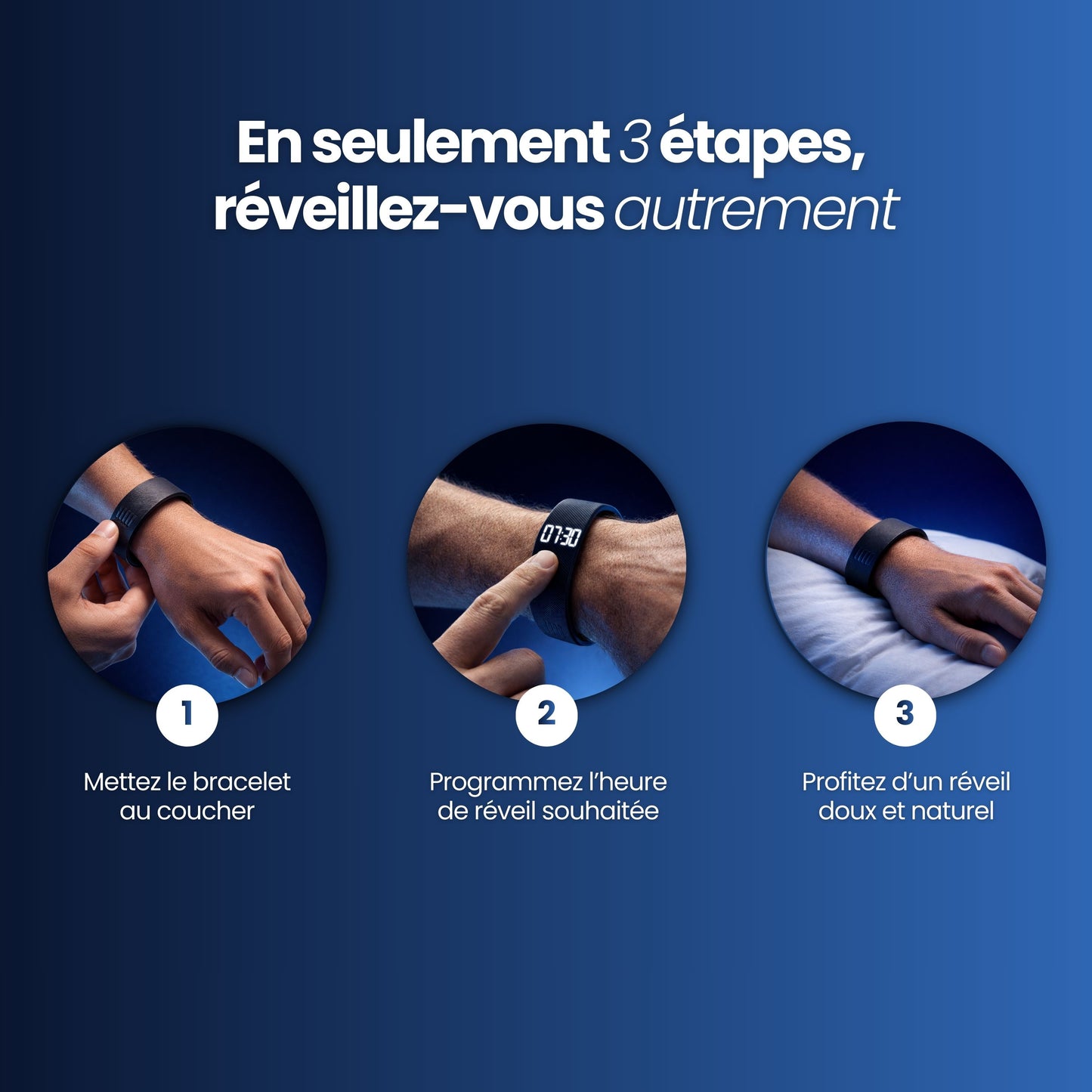 Bracelet Réveil Vibrant